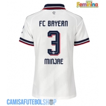 Camisa de time de futebol Bayern Munich Kim Min-jae #3 Replicas 2º Equipamento Feminina 2026-27 Manga Curta